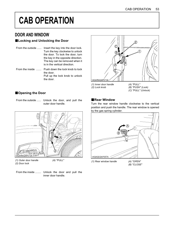 Kubota STW34 STW37 STW40 Tractors Operators Manual - Image 13