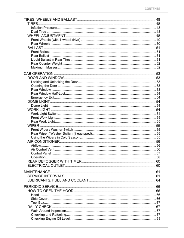 Kubota STW34 STW37 STW40 Tractors Operators Manual - Image 8