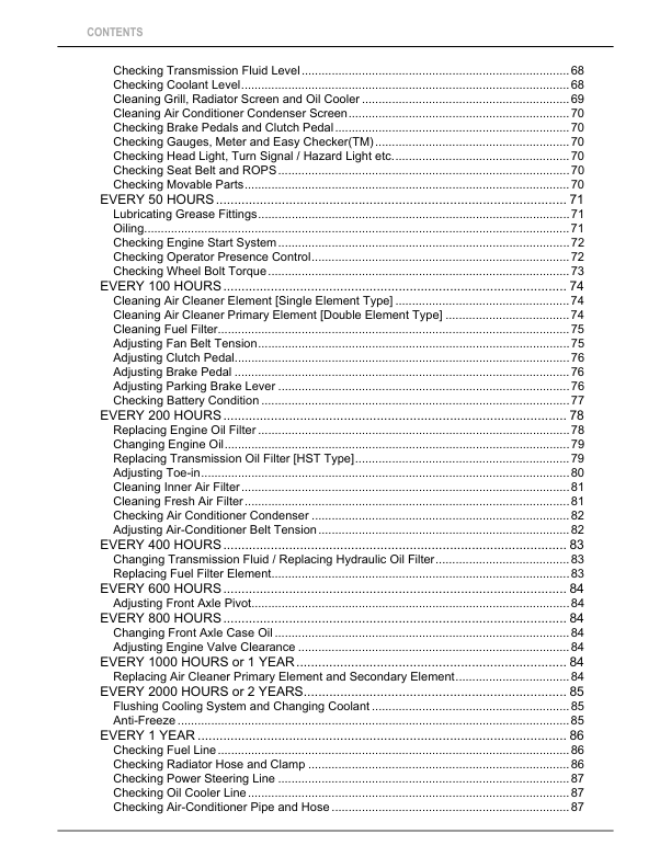 Kubota STW34 STW37 STW40 Tractors Operators Manual - Image 9