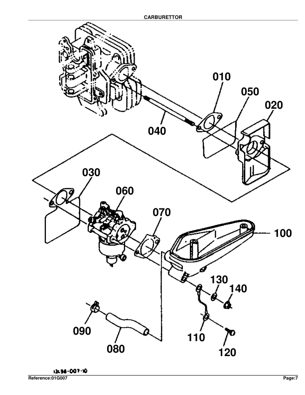 Kubota T1460 Lawn Tractor Parts Catalog Serial 40001 and Above - Image 9