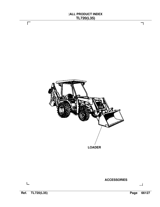 Kubota TL720 Front Loader Parts Catalog - Image 3