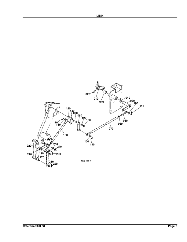 Kubota TL720 Front Loader Parts Catalog - Image 8
