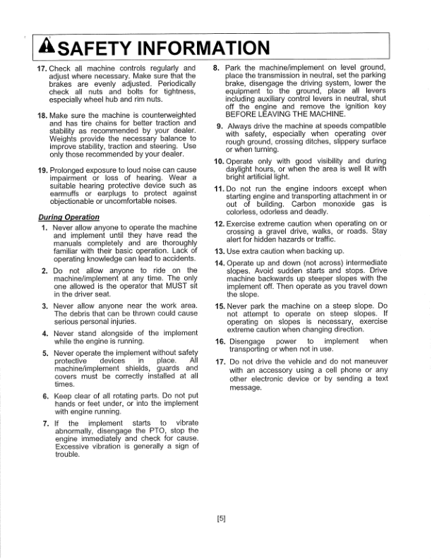 Kubota V5299B PTO Drive Kit Operator Manual - Image 7