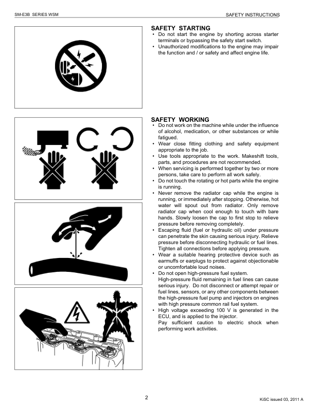 Kubota Z482 E3B Z602 E3B D722 E3B D782 E3B D902 E3B Engines Repair Manual - Image 5