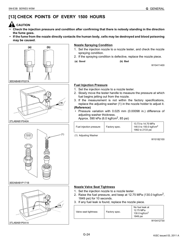 Kubota Z482 E3B Z602 E3B D722 E3B D782 E3B D902 E3B Engines Repair Manual - Image 10