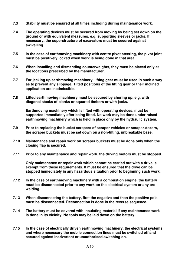 Neuson 1200S Dumper Operators Manual - Image 14