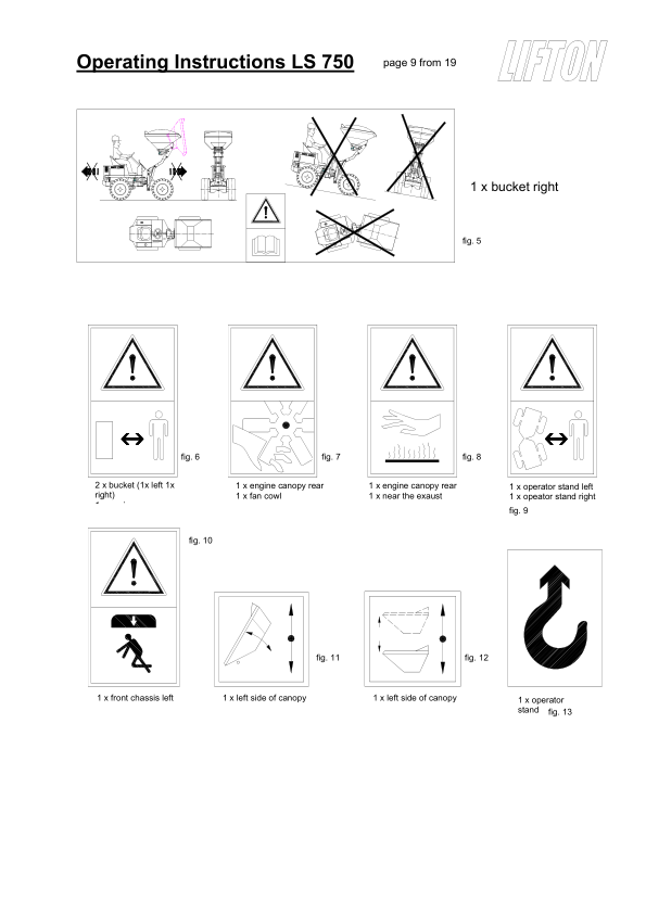 Neuson 750 1002 Dumper Operators Manual - Image 11