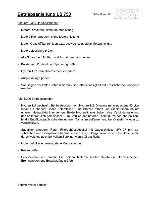 Neuson 750 1002 Dumper Operators Manual - Image 10
