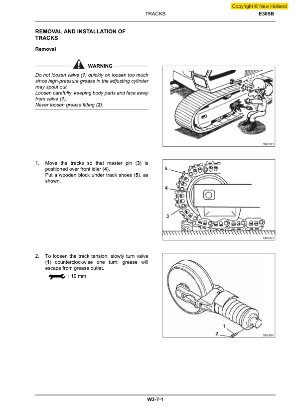 New Holland E385B Excavator Workshop Manual - Image 11
