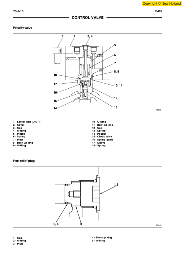 New Holland E485 Excavator Workshop Manual Repowering - Image 8