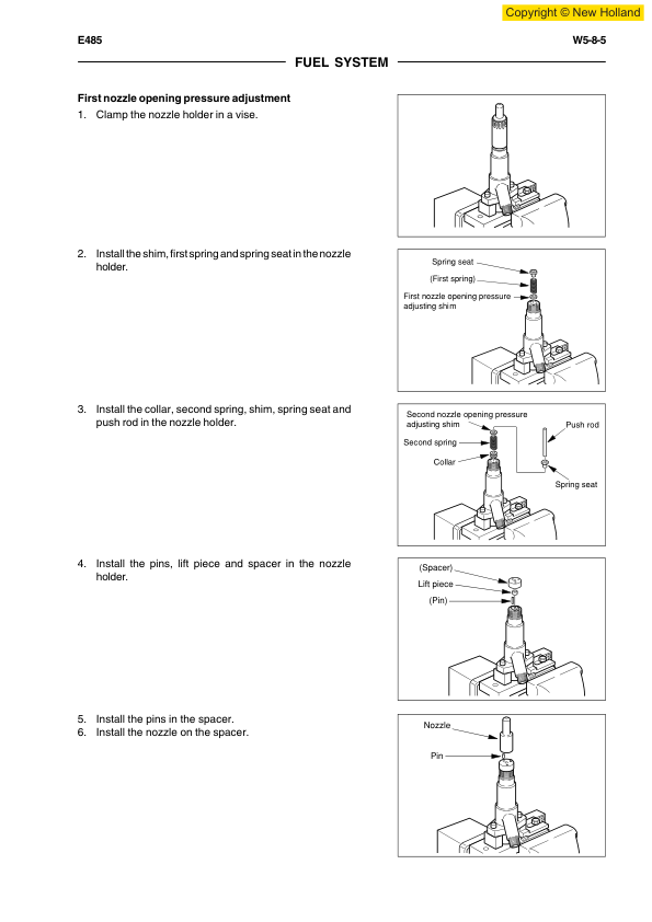 New Holland E485 Excavator Workshop Manual Repowering - Image 11