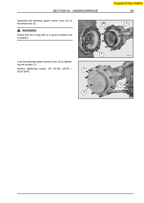New Holland MH2.6 Excavator Repair Manual Tier III - Image 11