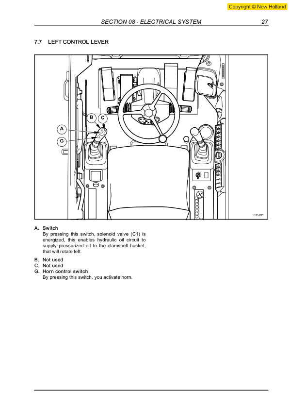 New Holland MH2.6 Excavator Repair Manual Tier III - Image 14