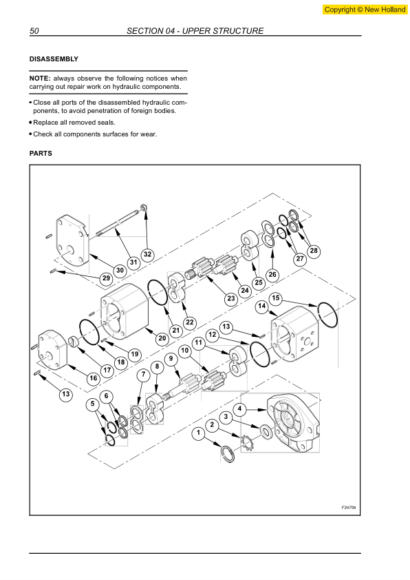New Holland MH2.6 Excavator Repair Manual Tier III - Image 9
