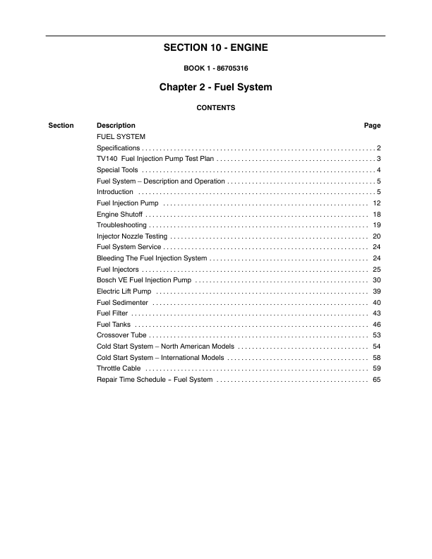 New Holland TV140 Service Repair Manual - Image 5