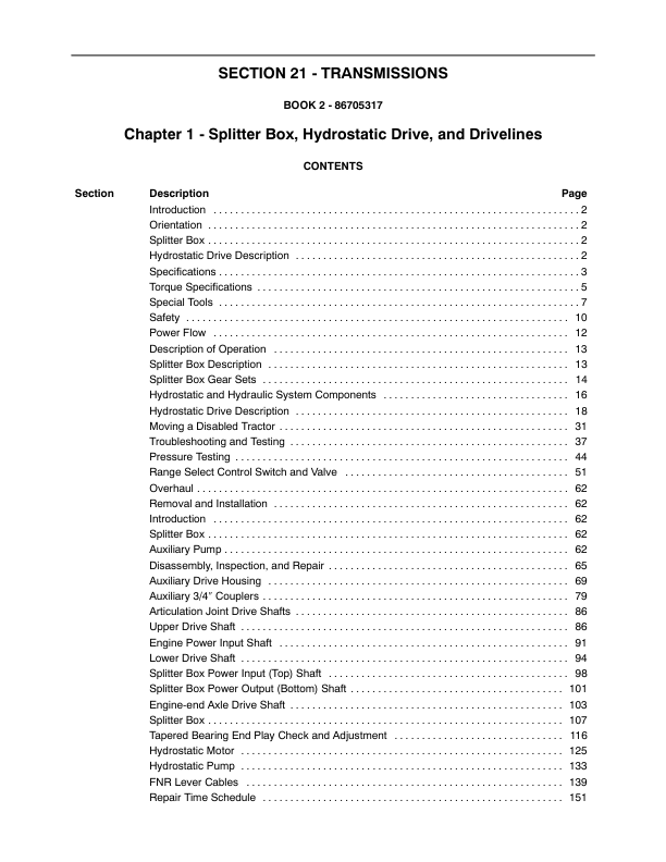 New Holland TV140 Service Repair Manual - Image 6