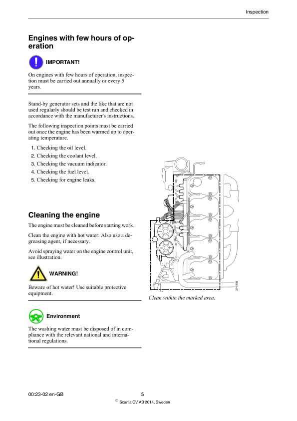 Scania DC09 XPI Industrial Engine Inspection Manual - Image 6