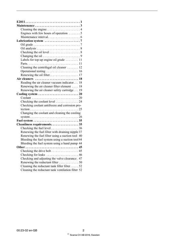 Scania DC09 XPI Industrial Engine Maintenance Manual - Image 3