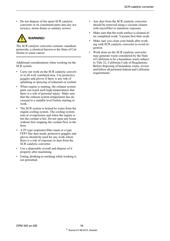 Scania DC16 XPI Industrial Engine Service and Operator Manual - Image 10