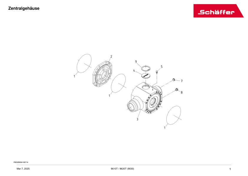 Schaffer 9610T 9630T Wheel Loader Parts Catalog - Image 8