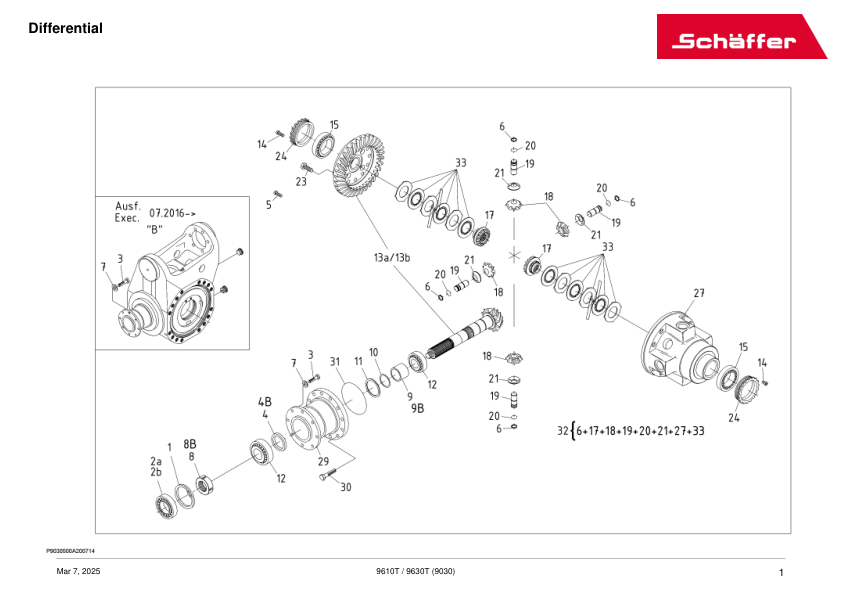 Schaffer 9610T 9630T Wheel Loader Parts Catalog - Image 9