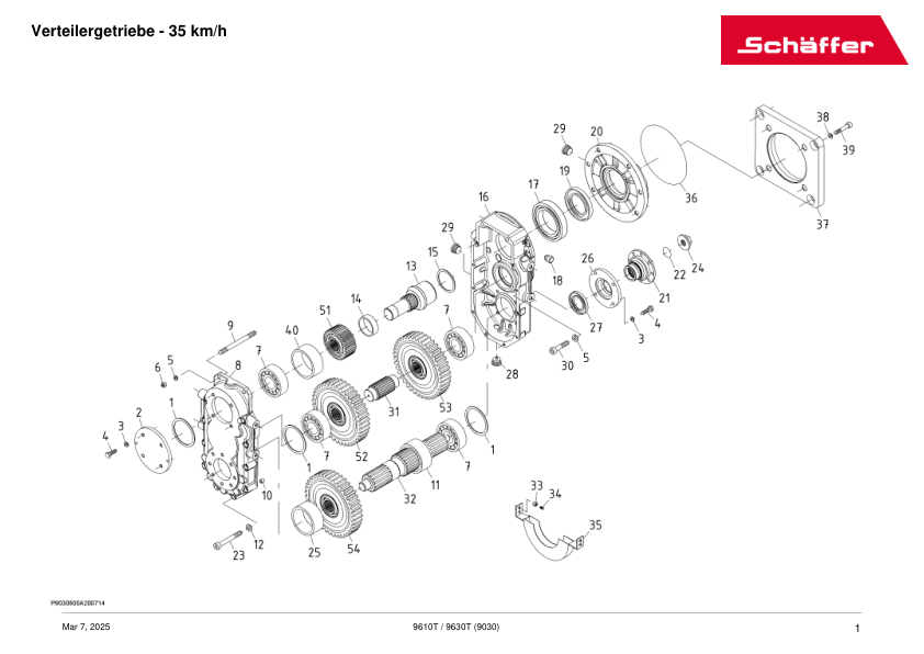 Schaffer 9610T 9630T Wheel Loader Parts Catalog - Image 5