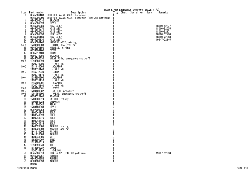 Takeuchi TB219 Mini Excavator Parts Manual SN 121900003 - Image 11