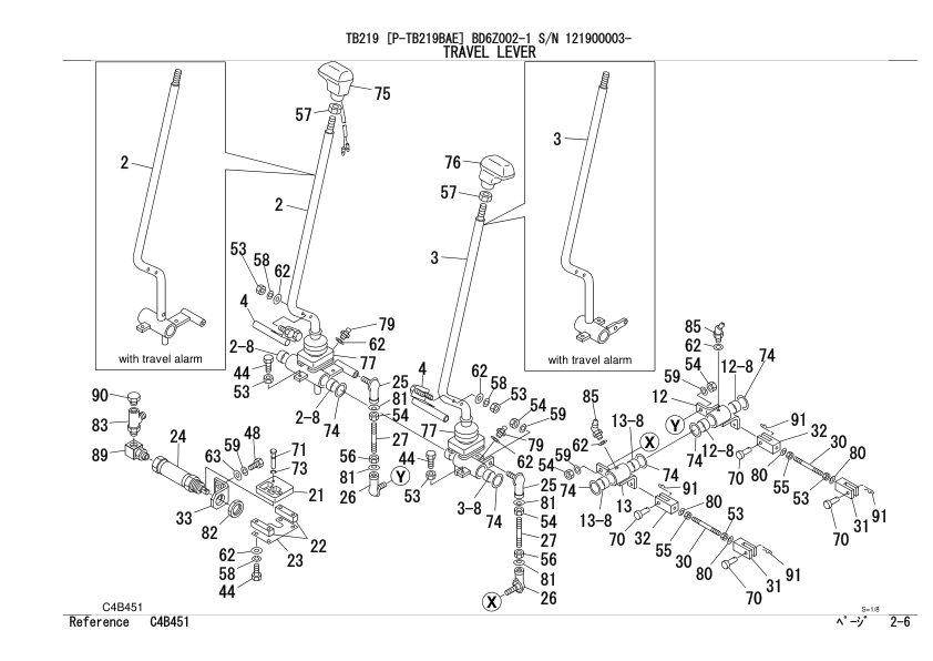 Takeuchi TB219 Mini Excavator Parts Manual SN 121900003 - Image 13