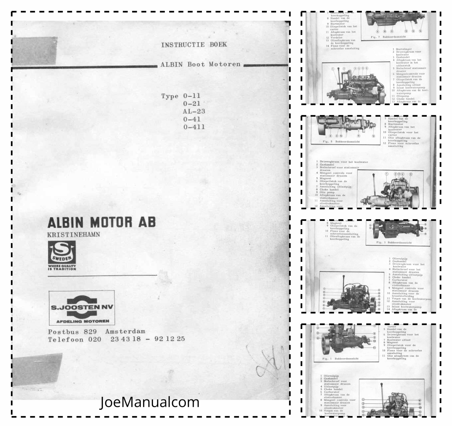 Albin 011 0411 Marine Engine Manual