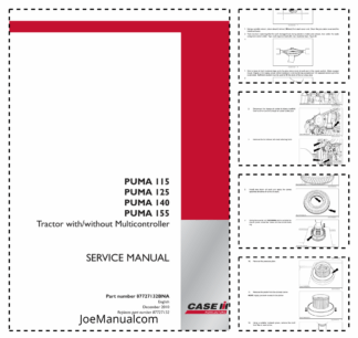CASE PUMA 115 125 140 155 Tractor Service Manual