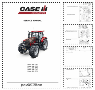 CASE PUMA 165 180 195 210 225 CVX Tractor Service Manual