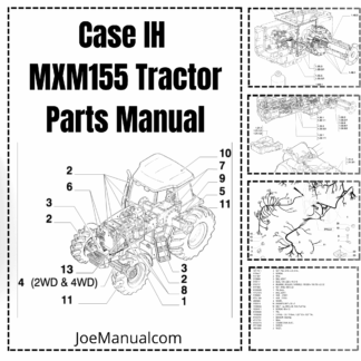 Case IH MXM155 Tractor Parts Manual