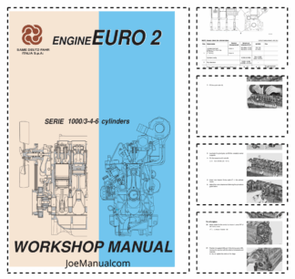 Deutz 1000 3 4 6 EURO II Engine Workshop Manual English