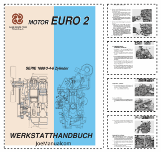 Deutz 1000 3 4 6 EURO II Engine Workshop Manual German