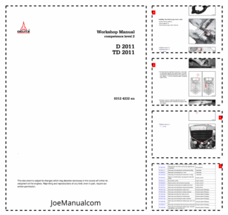 Deutz 2011 Engine Workshop Manual Rev 0312 4232
