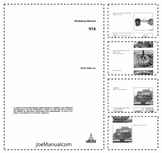 Deutz 914 Engine Workshop Manual English