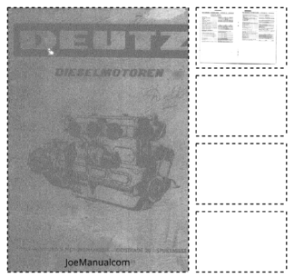 Deutz SA4M SA6M SA8M 517 Engine Parts Manual
