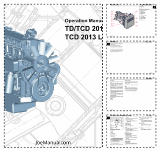 Deutz TD TCD 2012 2013 Engine Operation Manual