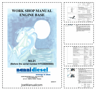 Kubota D722 Nanni 3.21 Diesel Engine Workshop Manual