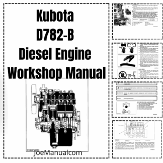 Kubota D782-B Diesel Engine Workshop Manual