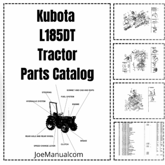 Kubota L185DT Tractor Parts Manual