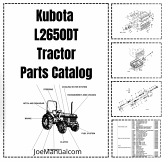 Kubota L2650DT Tractor Parts Manual