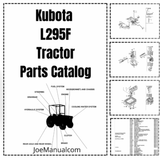 Kubota L295F Tractor Parts Manual