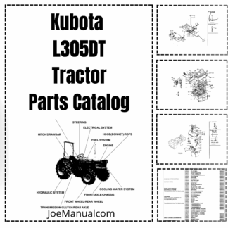 Kubota L305DT Tractor Parts Manual