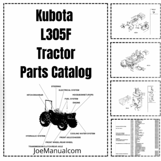 Kubota L305F Tractor Parts Manual