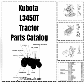 Kubota L345DT Tractor Parts Manual