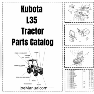 Kubota L35 Tractor Parts Manual