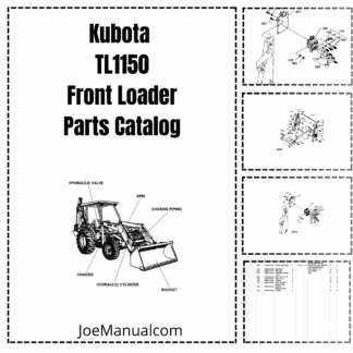 Kubota TL1150 Front Loader Parts Catalog