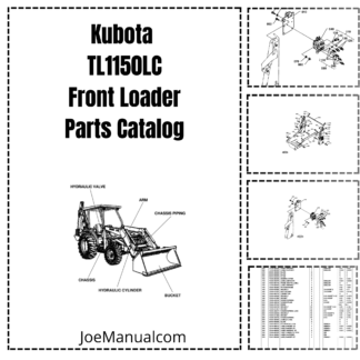 Kubota TL1150LC Front Loader Parts Catalog