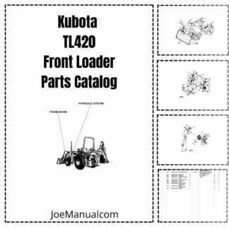 Kubota TL420 Front Loader Parts Catalog